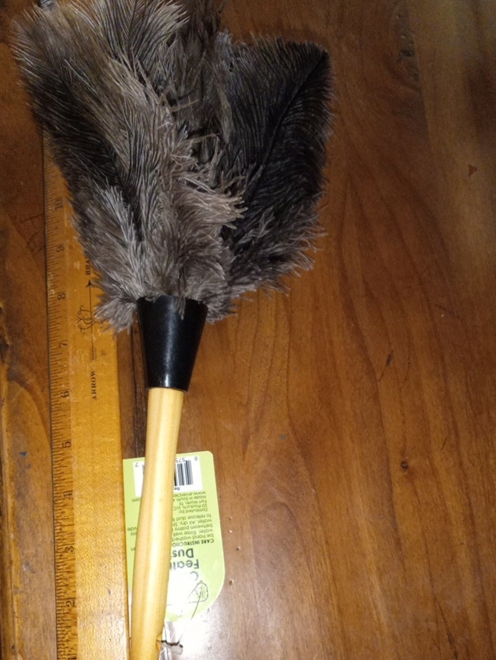 South Africa Ostrich Feather Duster - Gray